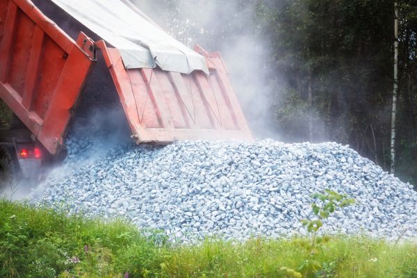 Limestone Gravel Delivery in Largo