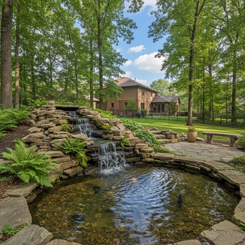 Water Feature Landscaping detail